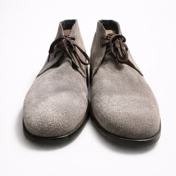 Banana Republic Mens 8M Taupe Suede Chukka Boots Lace Up Desert Shoes main image 3